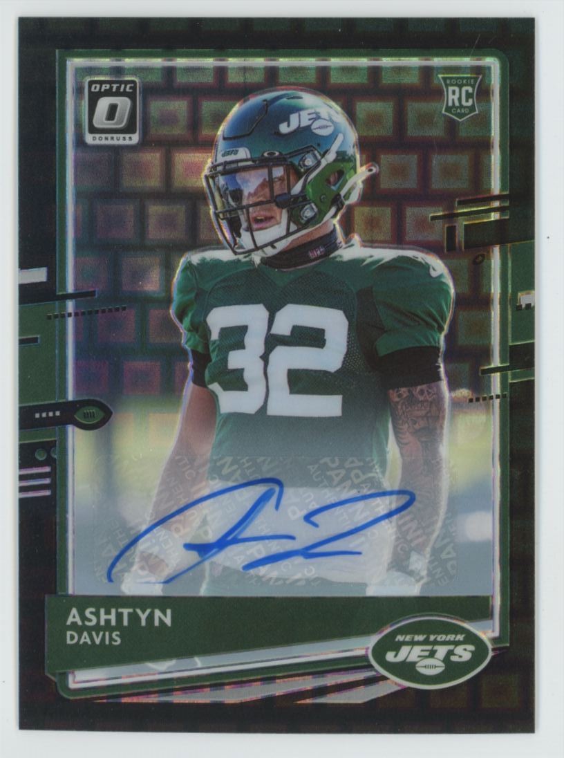 Ashtyn Davis Panini Donruss Optic #145 Autograph-Black Pandora