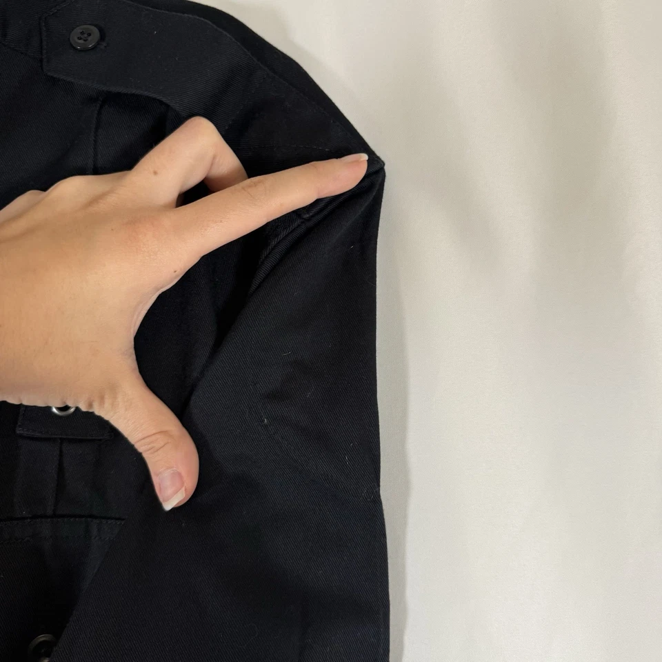 Camisa de Trabajo Táctica 5.11 Para Hombre 2XL 18-18.5 Negra Manga Larga Botón Cremallera Uniforme Foto 4 de 4