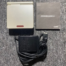 GameBoy Advance SP Console Famicom Color w/ Box, Manual & AC Adapter Working JP