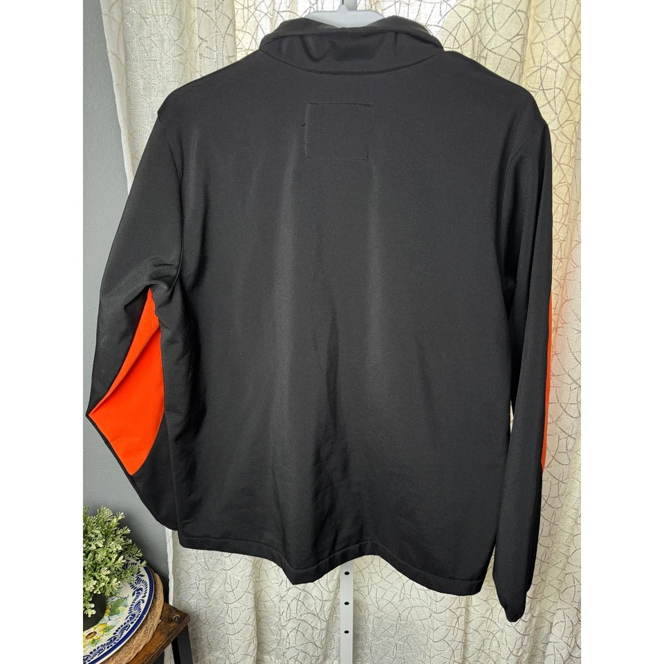 Chaqueta Baltimore Orioles MLB mercancía genuina para hombre S negra/naranja cremallera Foto 3 de 4