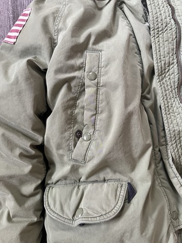 Vintage Ralph Lauren Denim & Supply Puffer Green Jacket Size Women’s Medium - Picture 3 of 17