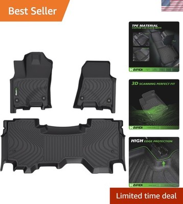 2025-2026 Dodge Ram 1500 Quad Cab TPE Floor Liners - Ultimate Protection