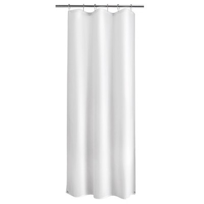 36x72 Shower Curtain Liner Waterproof Fabric Stall White