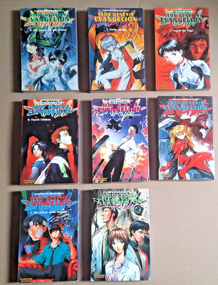Neon Genesis Evangelion Manga Band 1-8 Deutsch