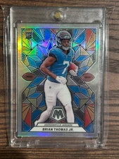 2024 Panini Mosaic Brian Thomas Jr. STAINED GLASS Rookie Case Hit Jaguars SSP