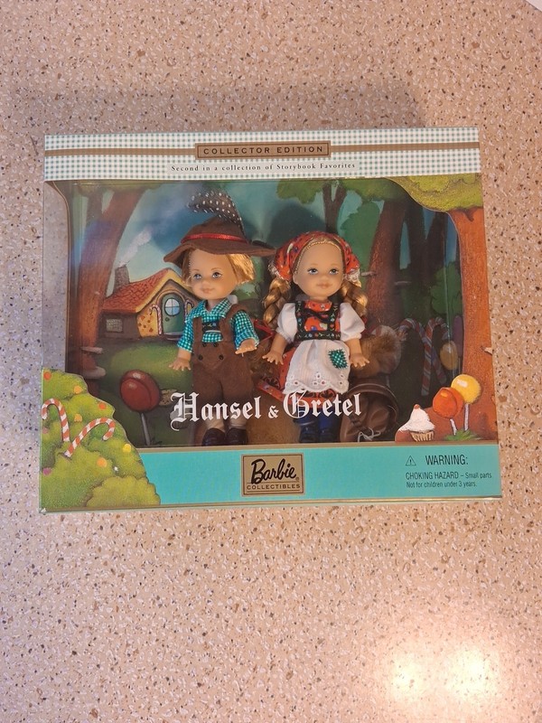 New Hansel & Gretel Barbie Collectibles Collector Edition Kelly Tomy