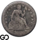 1858 Seated Liberty Dime w/ Arrows