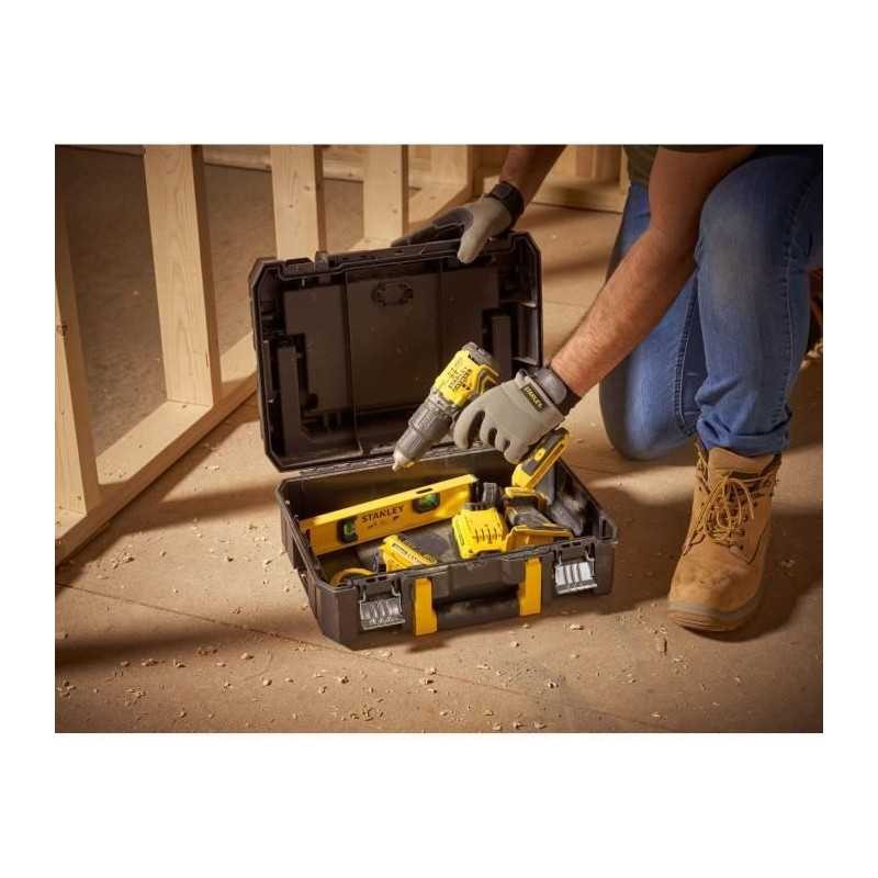 Mallette PRO-STACK STANLEY FATMAX coffret de chantier modulaire empilable pour outillage