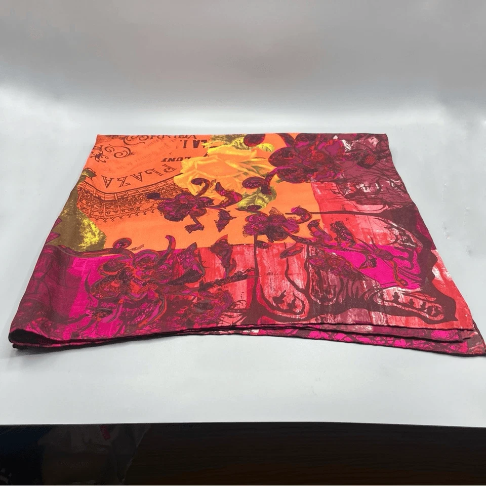 Bufanda cuadrada de seda Christian Lacroix Foto 4 de 4