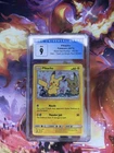 Pikachu & Mimikyu 2019 Sun and Moon Black Star Holo Promo SM162 CGC 9 Mint