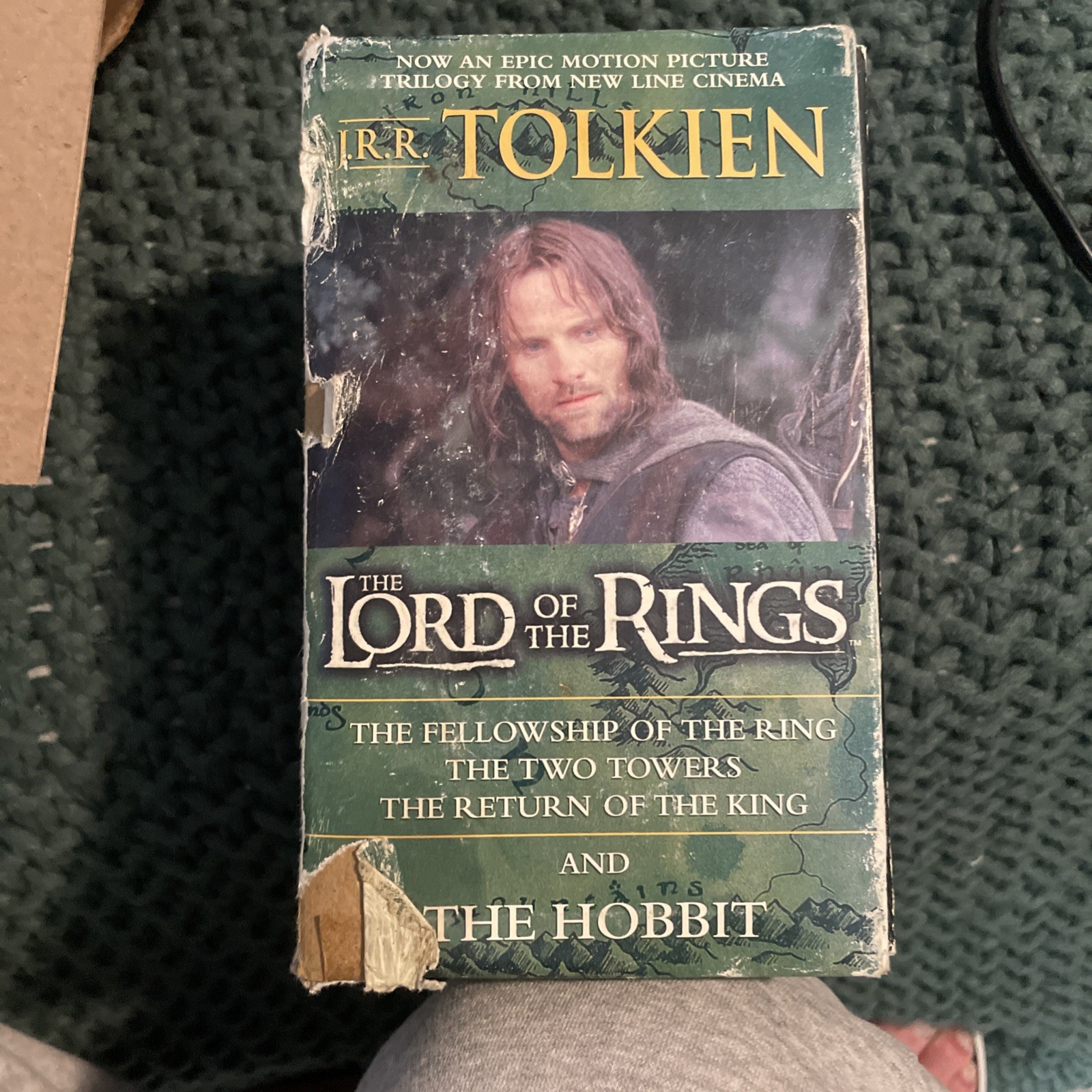 JRR Tolkien Lord of the Rings and Hobbit 4-Book Paperback Box Set