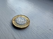 Pound Coin Mint Error Printing 2020 Queen Elizabeth II Double Circle Rare £1 UK