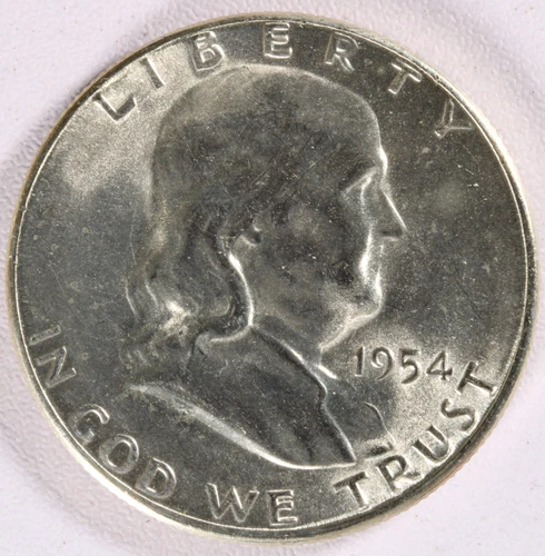 1954-S Franklin Half Dollar 50C- Gem BU