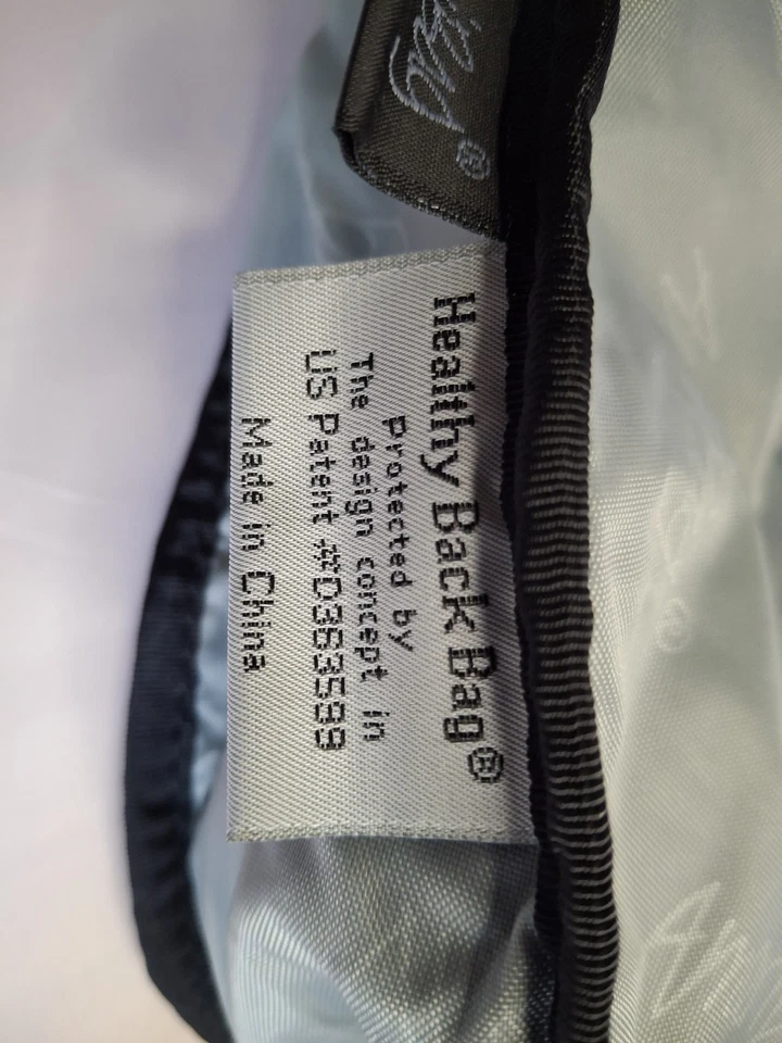 Bolso Healthy BACK MINI 8x5 Negro, Correa Larga Ajustable Foto 3 de 4