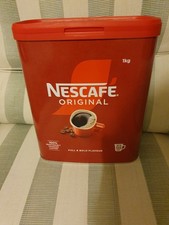 Image of Nescafe Original Instant Coffee Granules 1kg Tin - Approx 555 Cups