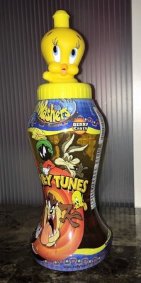 TWEETY BIRD Looney Tunes 2000 BELLY WASHER 12OZ DRINKING BOTTLE