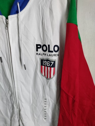 Polo Ralph Lauren Mens Track Jacket ColorBlock New Big &Tall 2XLT - Picture 3 of 8