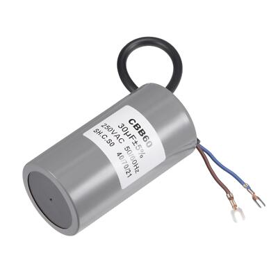 CBB60 Run Capacitor 30uF 250V AC 2 Wires 96x50mm with