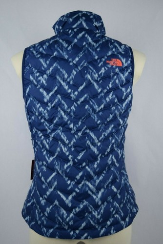 Neu mit Etikett! 120 $ North Face ausgestellte Damen-Daunenweste blau Größe S-M Winter Schnee Wandern - Bild 5 von 7