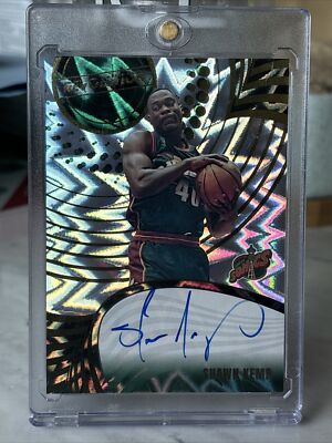 2023-24 Panini Revolution Shawn Kemp Autographs Fractal Auto /50