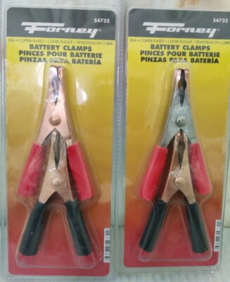 2 sets Forney  Battery Charger Clamps  80 amps