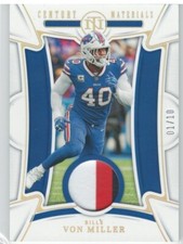 2022 Panni National Treasures Von Miller Gold Jersey Patch SSP Card #'d 1/10