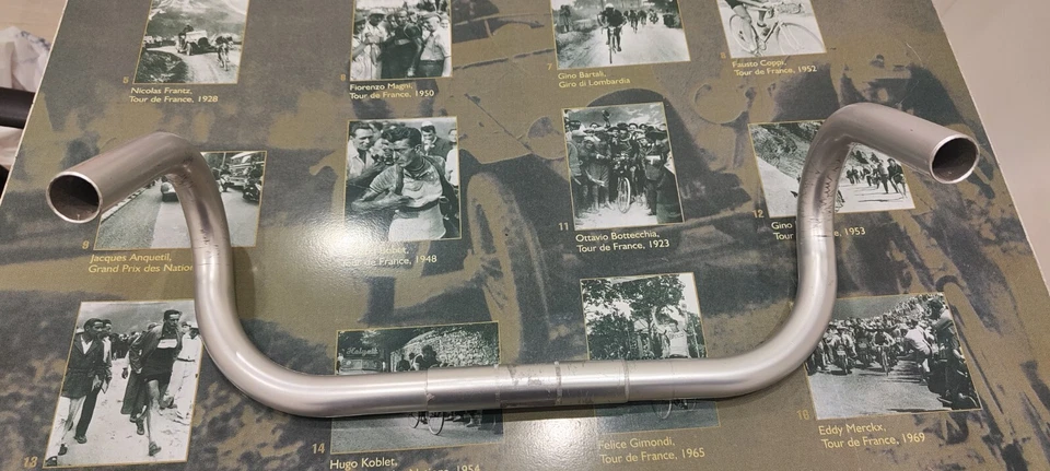 Cinelli Giro D'Italia 64-40  piega Manubrio vintage 42,5cm f/f handlebars - Immagine 3 di 4