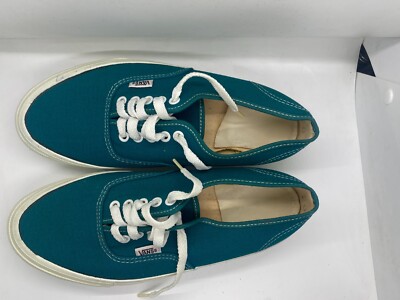 Vans Era 1980s Vintage Made in USA size 8W Teal Blue Authentic | eBay