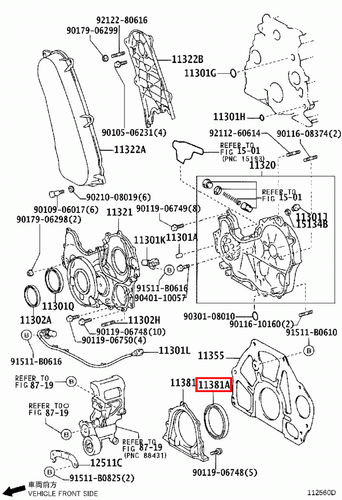 Genuine LandCruiser 80 79 78 Series 1HD 1HZ 1KZ Rear Main Oil Crankshaft Seal - Picture 11 of 20