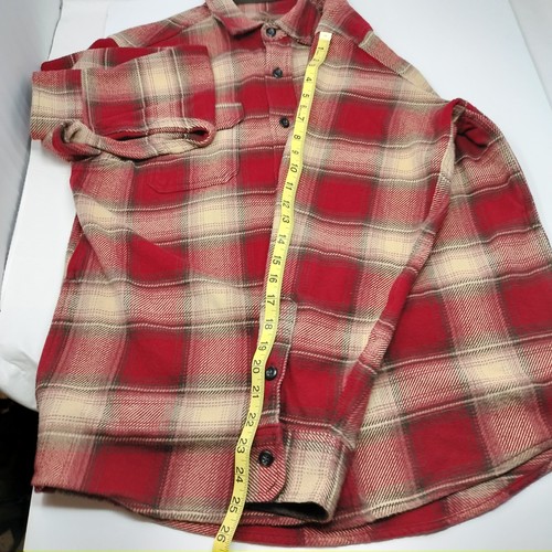 Orvis Classic Collection Shirt Jacket Med Heavyweight Cotton Plaid Flannel - Picture 8 of 11