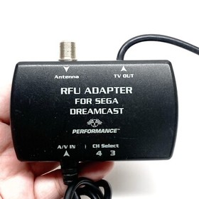 Performance Sega Dreamcast RF RFU Switch Adapter Antenna Cable Cord