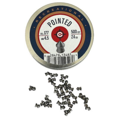 500 Stück Crosman  Diabolo Kaliber 4,5 mm .177 Spitzkopf Recreational