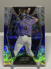 COLTON WELKER 2022 Panini Select Premier Level #117 Rookie Scope Prizm Colorado