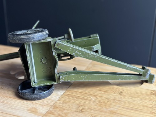 VINTAGE TOY GUN ARTILLERY ANTI TANK LIFTING TURNING ACTION CANNON USSR CCCP - Picture 12 of 21