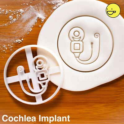 Cochlea Implantat Keksausstecher | Hörgerät Ohr Medizinischer Audiologe Sender