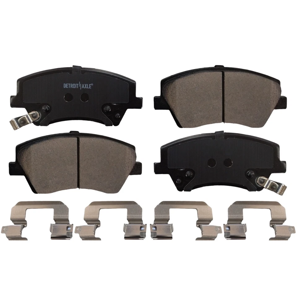 Pastillas de freno delanteras de cerámica para Hyundai Elantra Ioniq Kia Niro 2017 2018 2019 2020 Foto 3 de 4