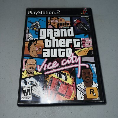 Grand Theft Auto Vice City (PS2 PlayStation 2) CIB Complete w/ Map & Manual