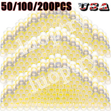 200Pcs Solder Seal Sleeve Heat Shrink Waterproof Wire Connectors Butt Terminals