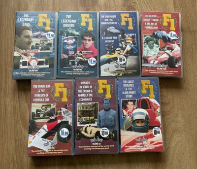 Ayrton Senna in Pickwick F1 VHS Collection of 7 (Videos Ayrton Senna in Pickwick F1 VHS Collection of 7 (Videos