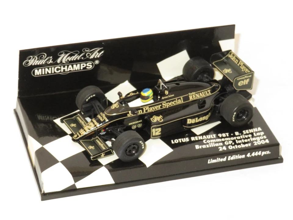 1/43 Lotus Renault 98T JPS Brazilian GP 2004 Commemorative Lap - Bruno Senna - Image 2 of 2