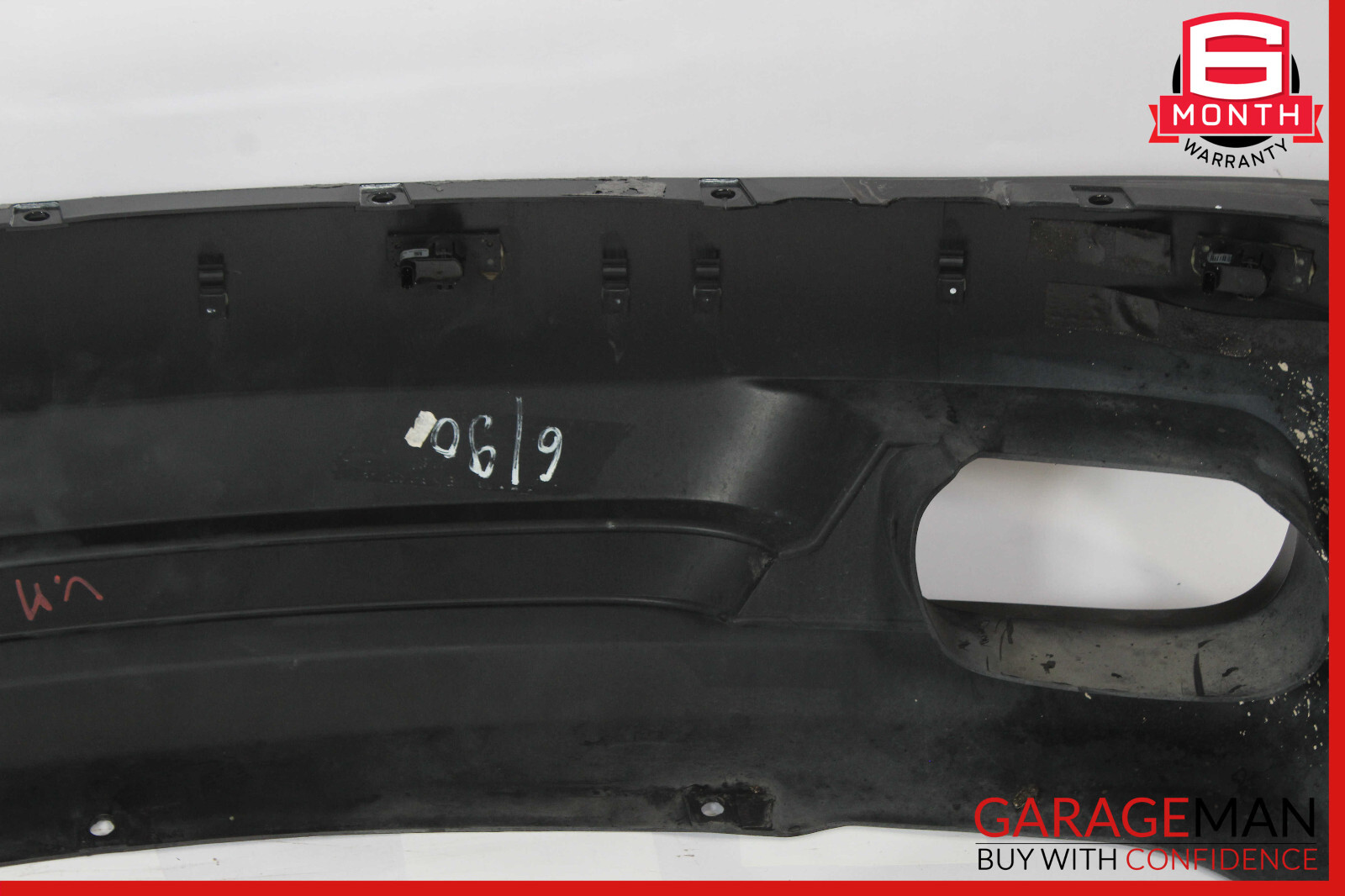 09-13 Maserati Quattroporte S GT S M139 Sport Rear Bumper Cover Black OEM
