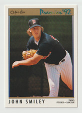 1992 O-Pee-Chee Premier Baseball #2 John Smiley - Minnesota Twins