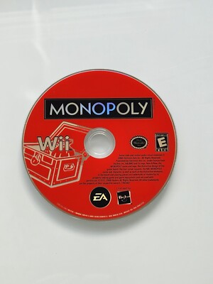 Monopoly (Nintendo Wii, 2008) Disc only