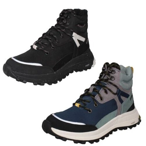 Ladies Clarks Gore Tex Warmlined Ankle Boots Atl Trek Sky GTX