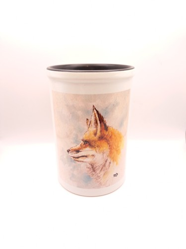 Sussex Fox Vase Chanctonbury Ring ein original Aquarell Gemälde für wohltätige Zwecke. - Bild 4 von 6