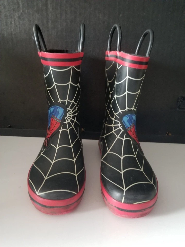 Marvel Spiderman дождя ботинки rainboot черный 8 - Изображение 3 из 4