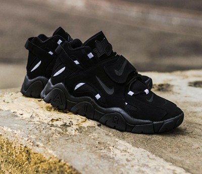 Nike Air Barrage Mid Triple Black Basketball AT7847-002 Menâs Size 9 | W 10.5 | eBay