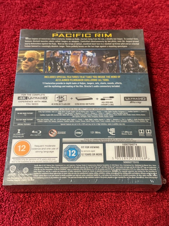 TITANS OF CULT PACIFIC RIM 4K  STEELBOOK UK LIMITED EDITION NEW & SEALED - Image 2 of 2