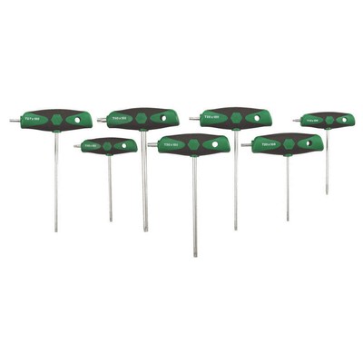 WIHA 36497 Torx Key Set,T Shape,4 in to 6 in 4NB70