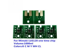  6 pezzi/set 1000 ml LUS120 chip una tantum per Mimaki JFX200-2513 UJF-3042 UJF-6042